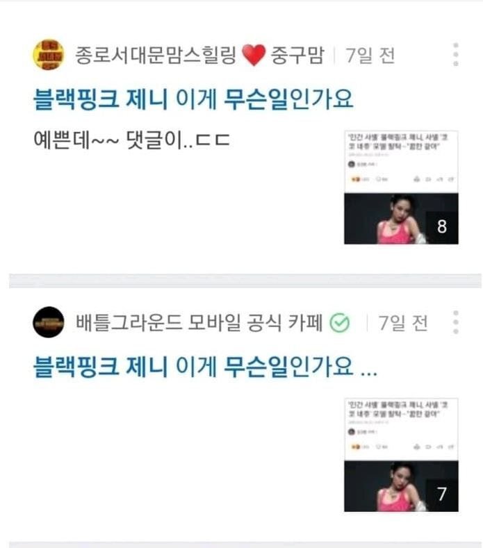 YG가 정말 고소를 해야 할 거 같은 심각한 블랙핑크 역바이럴 | 인스티즈