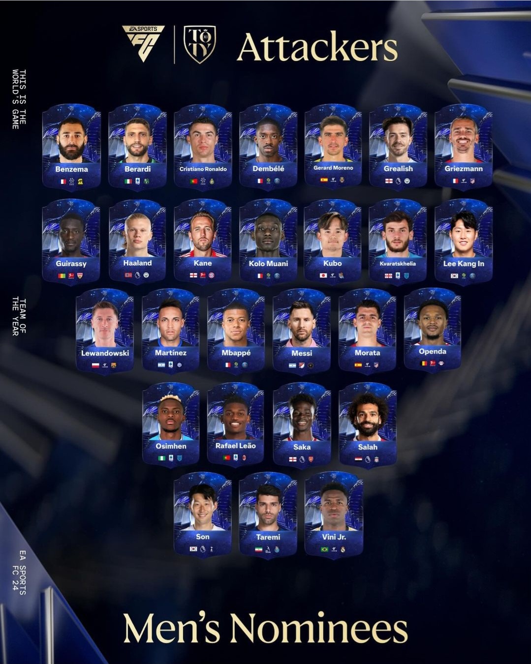 확정된 EA Sports FC 24 TOTY 후보 - ☆ ··· 해외토크방 - 樂soccer