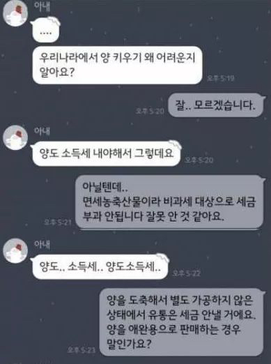 우리나라에서 양을 잘 키우지 않는 이유 | 인스티즈