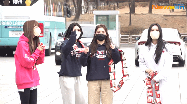 브레이브걸스 라디오 퇴근길 하트 | 인스티즈