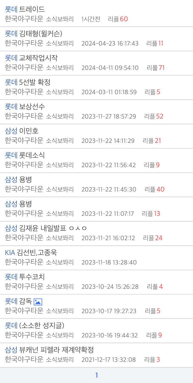 롯데 - KT 틀드썰 - ☆ ··· 기타스포츠 - 樂soccer