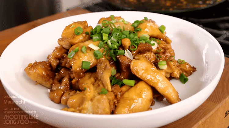 간장버터 닭구이 만들기.gif | 인스티즈