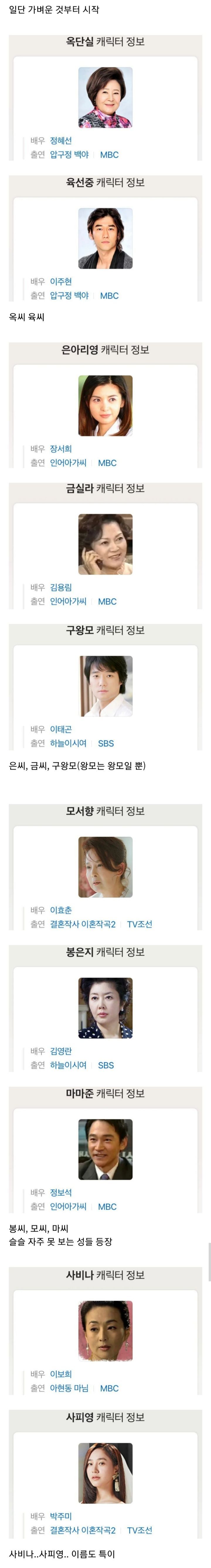 대한민국의 희귀성, 특이한이름으로 한 획을 그을 드라마 작가 | 인스티즈