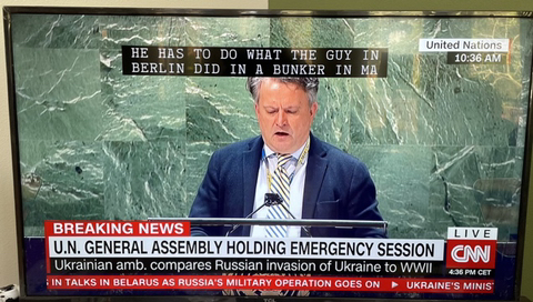 [실시간] 우크라이나 대사, UN 긴급 회의에서 푸틴에게 '자살' 권고 | 인스티즈