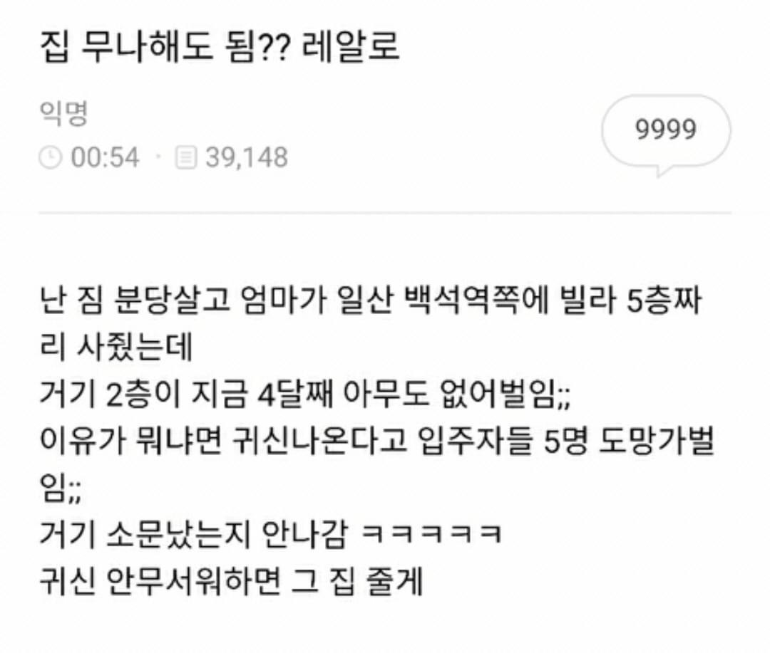 집 무나해도됨?? 레알로 | 인스티즈