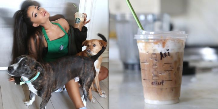 아리아나 그란데랑 콜라보레이션해서 나온 미국 스타벅스 메뉴 | 인스티즈