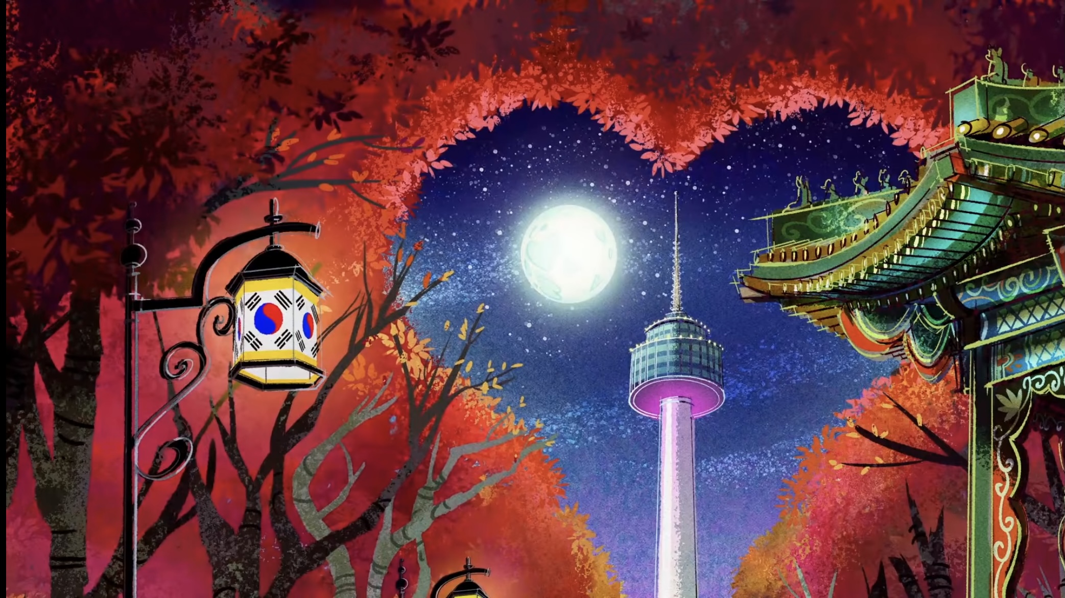 디즈니가 묘사한 서울 남산 | 인스티즈