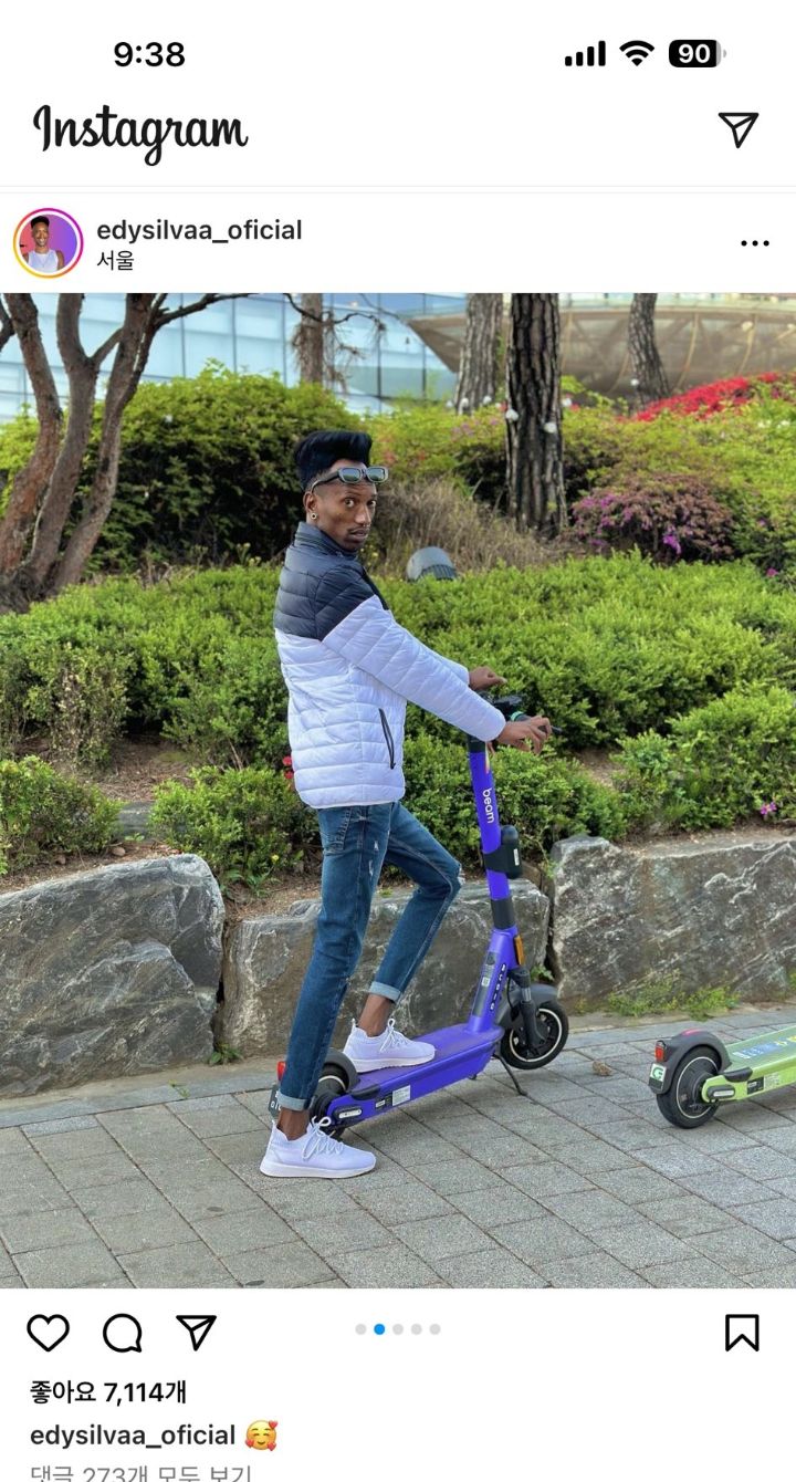 내한해서 랄랄이랑 기싸움 릴스 찍은 그 외국인 | 인스티즈