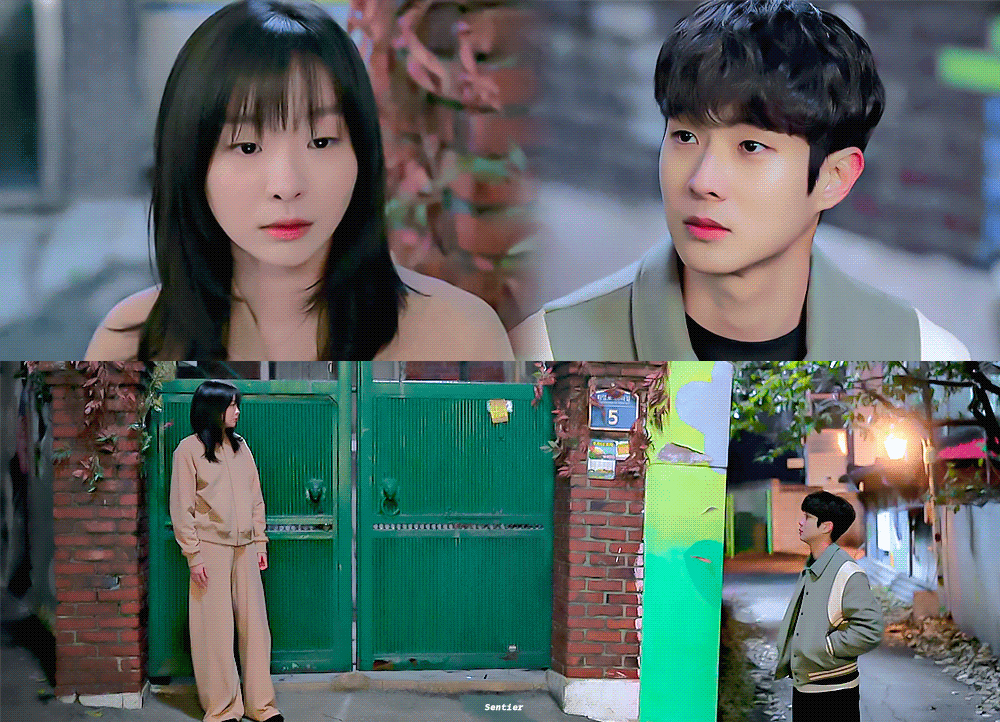 그 해 우리는에서 거의 매회 센스 있다고 언급 많은 교복~캠퍼스~오피스를 넘나드는 최우식X김다미 사계절 시밀러 룩.gifs | 인스티즈