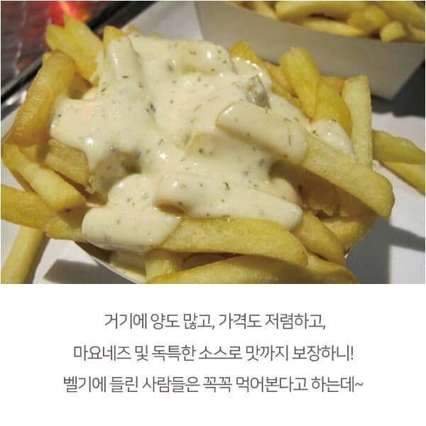벨기에는 감자튀김에 'ㅇ'를 찍어 먹는다 | 인스티즈