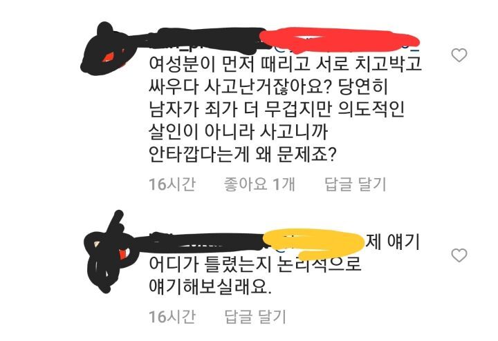 데이트폭력으로 사망한 황예진 씨 친구 인스타에 달린 2차가해 댓글 | 인스티즈