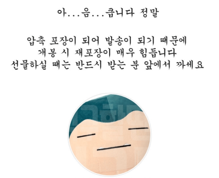 여자친구 주려고 잠만보 인형을 샀는데.. | 인스티즈