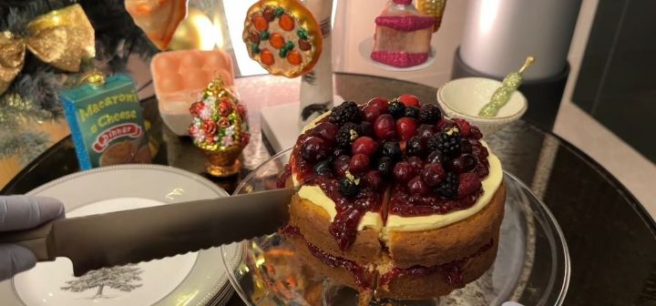 신세경이 크리스마스 기념으로 만든 케이크 | 인스티즈