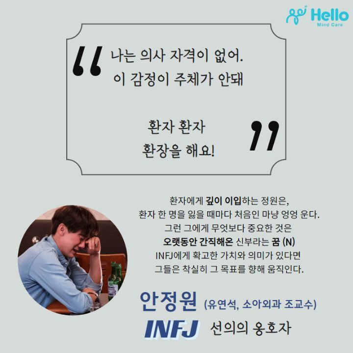 [슬기로운의사생활] 심리상담사가 추측한 99즈 mbti | 인스티즈