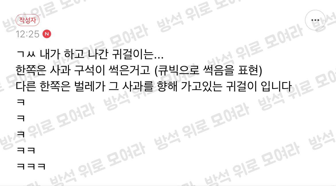 [방웃] 아니 ...친구가 작년에 귀걸이 사줬는데 그거 방금 그 친구 만나야 돼서 하고 나왔거든? + 어떤 귀걸인지 추가 | 인스티즈