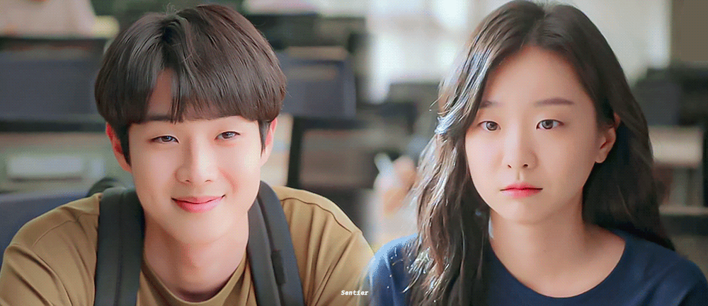 그 해 우리는에서 거의 매회 센스 있다고 언급 많은 교복~캠퍼스~오피스를 넘나드는 최우식X김다미 사계절 시밀러 룩.gifs | 인스티즈