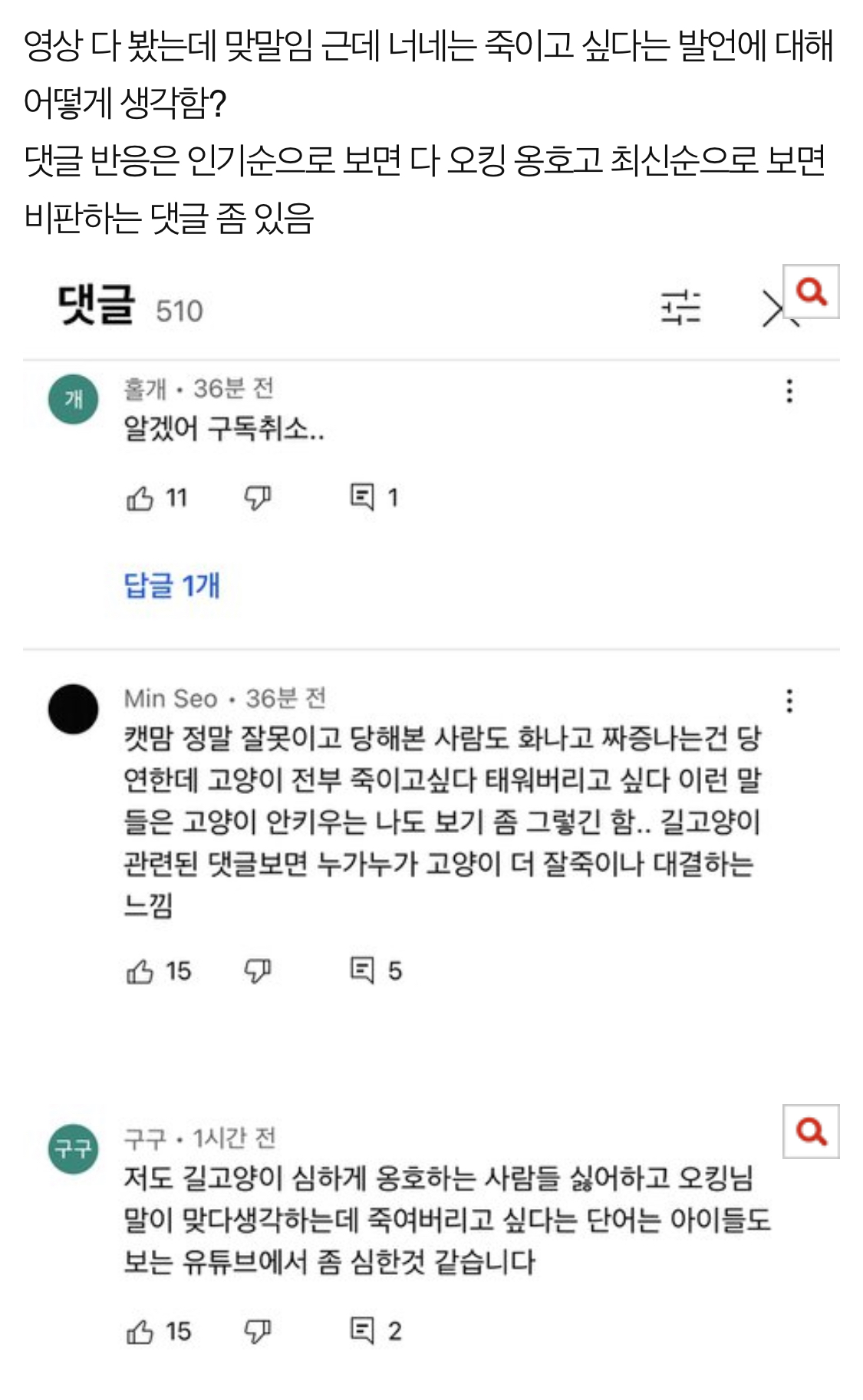 오킹 고양이 X이고싶다는 발언 어떻게 생각함? | 인스티즈