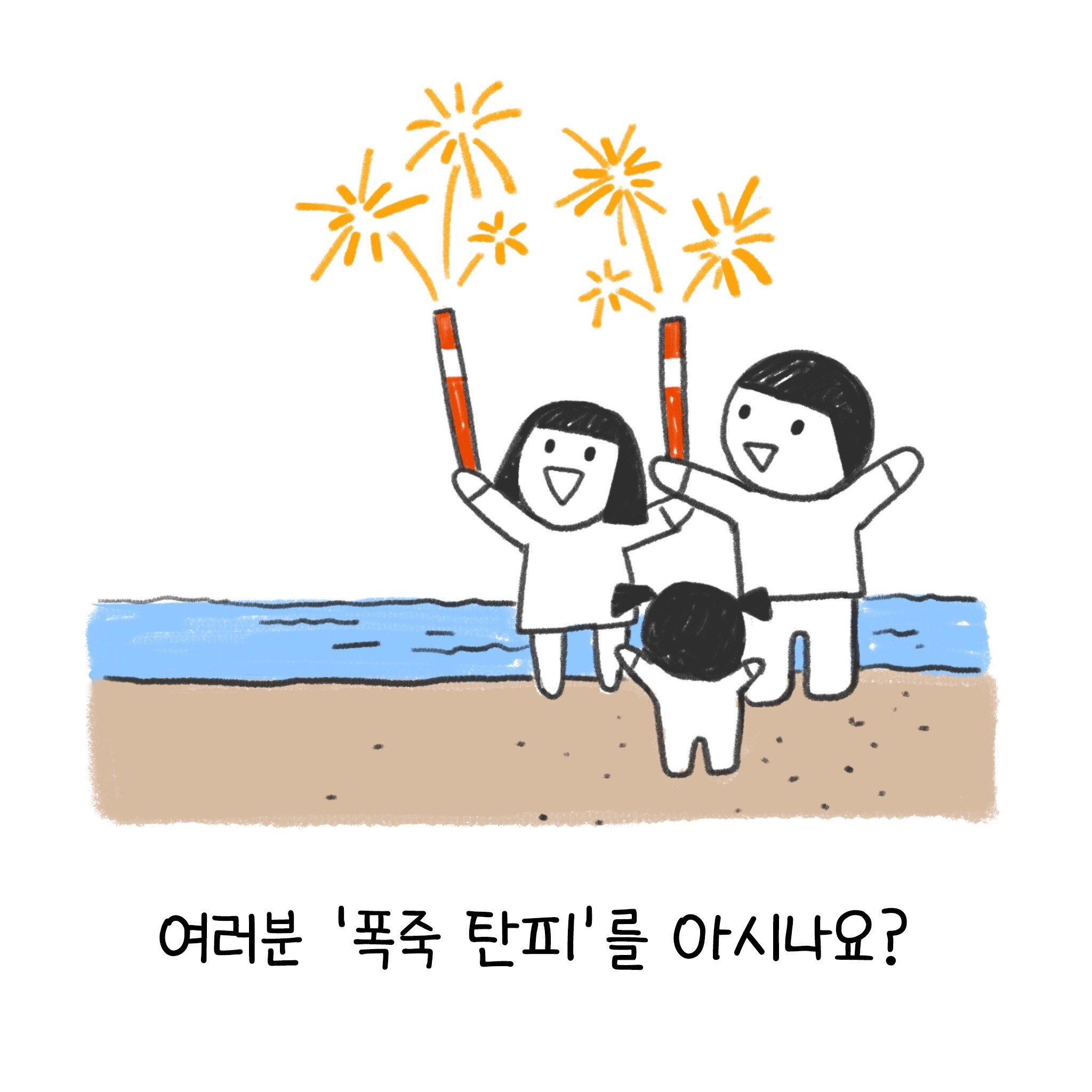 바닷가에서 폭죽놀이를 금지하는 이유!! | 인스티즈