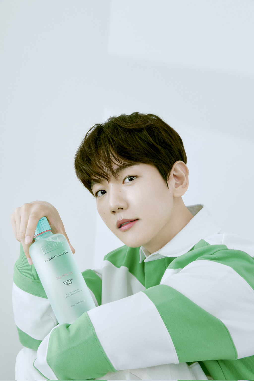 무슨 브랜드 지하철 광고가 안녕하세요 인사도 없이 "백현님이 모델인 거 자랑하러 온 브링그린입니다” | 인스티즈