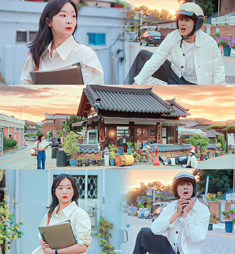 그 해 우리는에서 거의 매회 센스 있다고 언급 많은 교복~캠퍼스~오피스를 넘나드는 최우식X김다미 사계절 시밀러 룩.gifs | 인스티즈