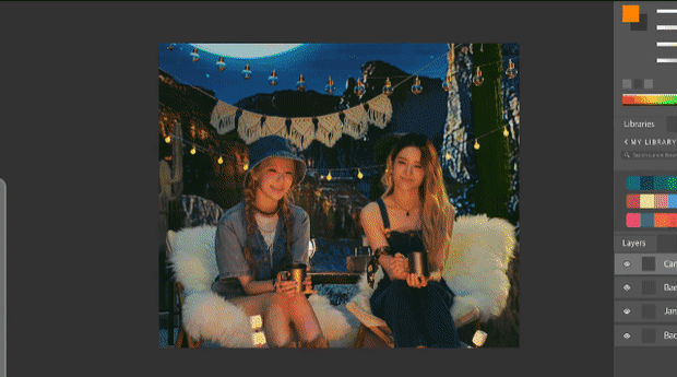 디자이너의 레이아웃 부심이 느껴지는 흔한 아이돌 신곡 뮤비.jpgif | 인스티즈