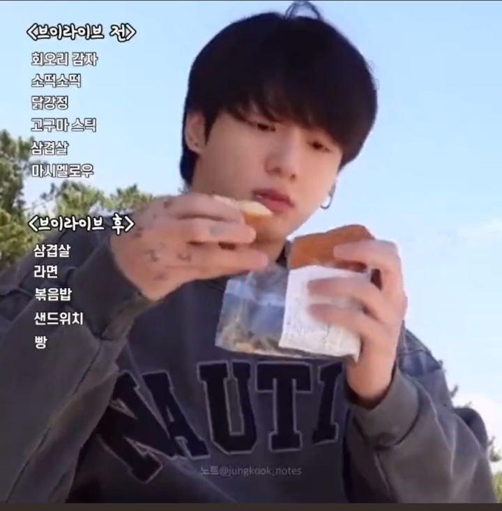 정국이 "요즘 식욕이 없다"라고 말할 날 먹은 것들 | 인스티즈