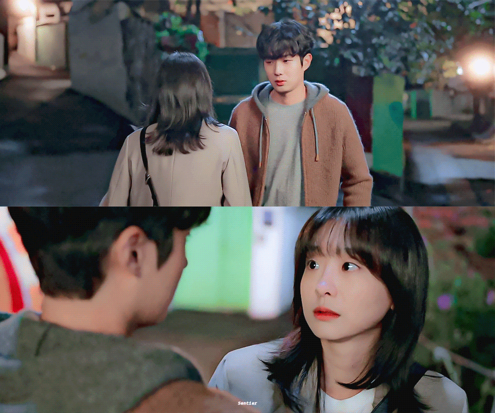 그 해 우리는에서 거의 매회 센스 있다고 언급 많은 교복~캠퍼스~오피스를 넘나드는 최우식X김다미 사계절 시밀러 룩.gifs | 인스티즈