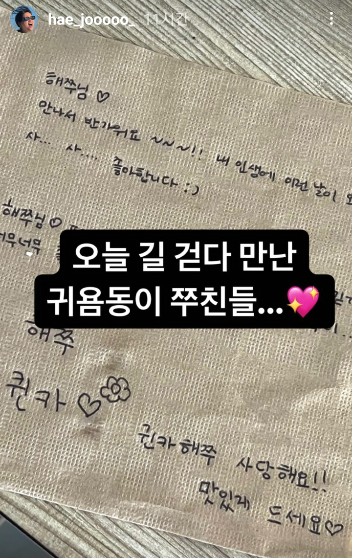 ??: 해쭈한테 먹을 거 줘도 돼요? | 인스티즈