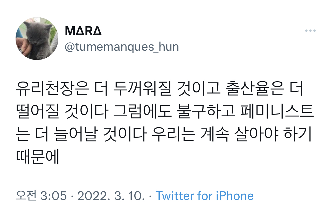 여성들 지지 마시고 목소리 내는 걸 두려워하지 마시길, 맘껏 잘나시길 바랍니다. twt | 인스티즈