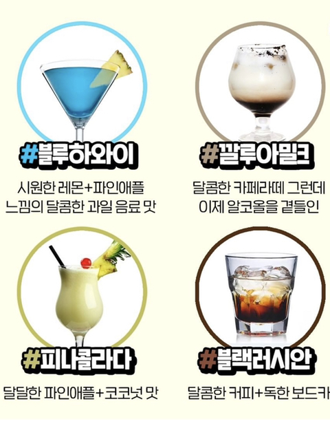 🍹칵알못을 위한 칵테일에 쉬운 맛 설명🍷 | 인스티즈