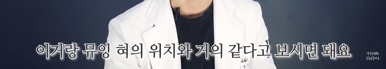 무턱 개선, 턱선 교정에 효과가 있다는 뮤잉운동 (올바른 혀 위치) | 인스티즈
