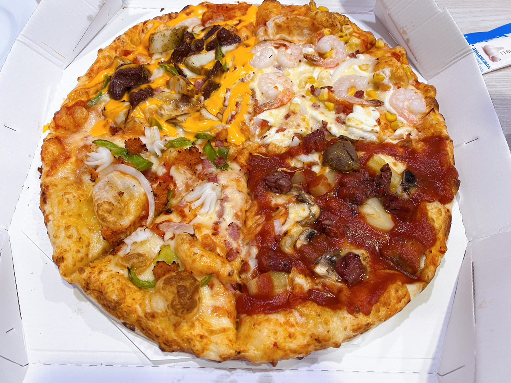 캐시워크로 도미노 피자 먹어요. - 음식 - 달콤 씁쓸