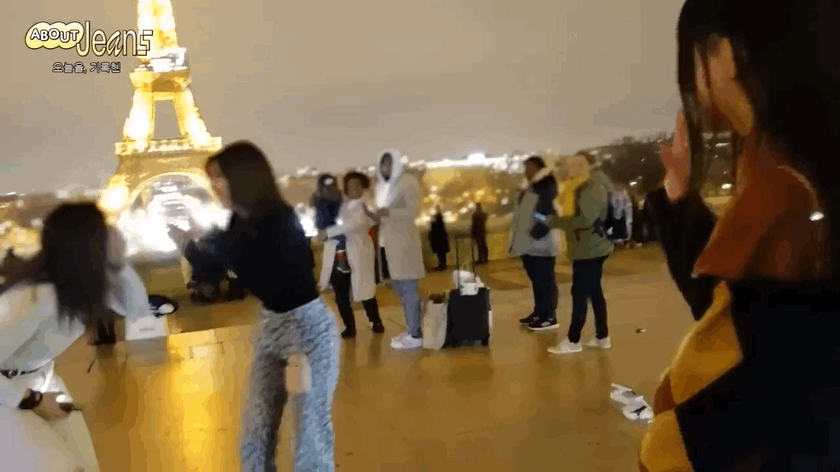 에펠탑에서 하입보이 추는데 뉴진스가 나타나서 따봉 날려주면 어떨거같음 | 인스티즈