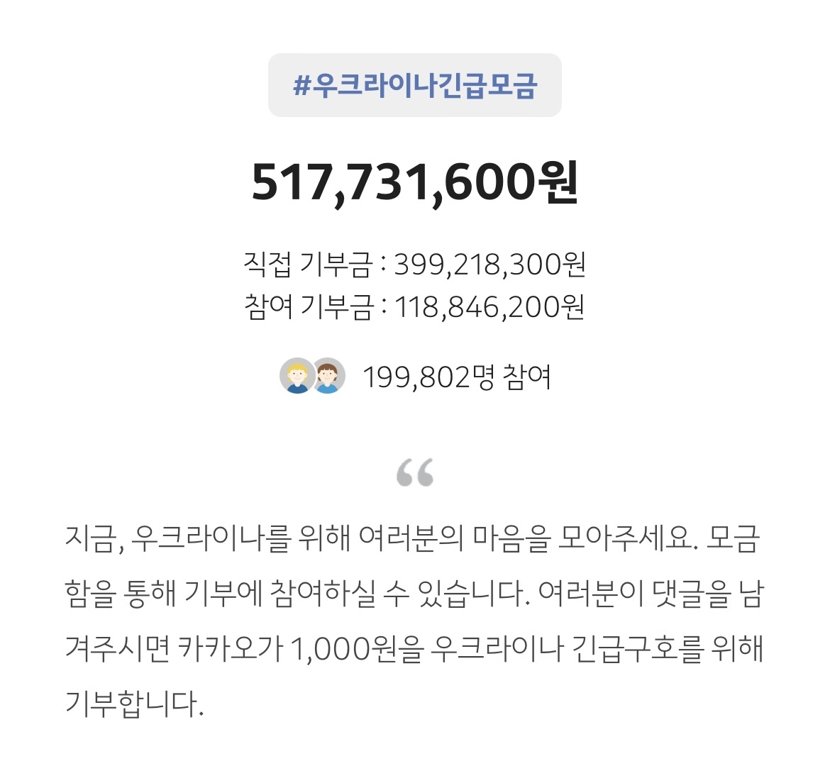 댓글만 달아도 우크라이나로 기부 가능 | 인스티즈