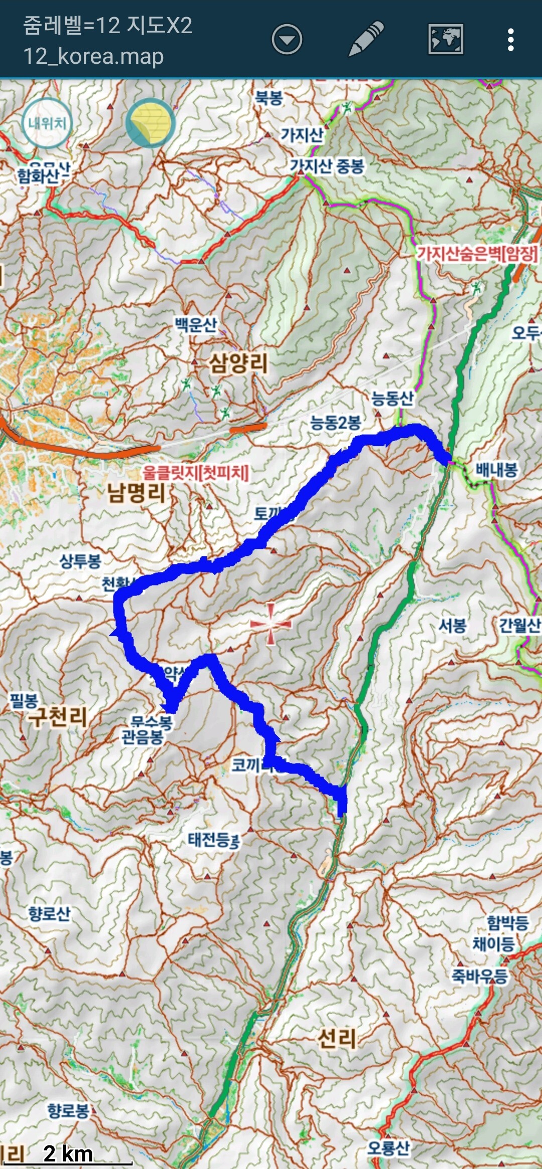 배내 삼거리 이미지