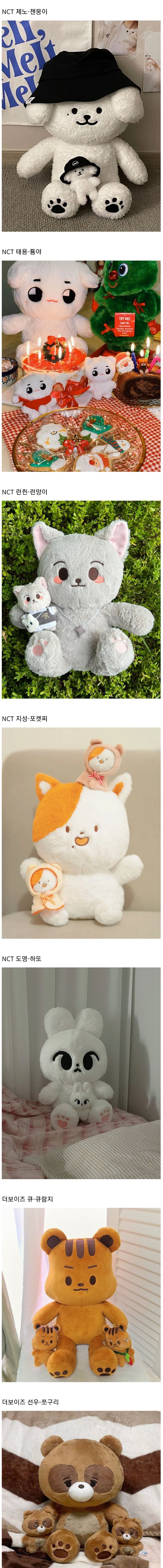 요즘 아이돌 팬들 사이에 인기인 듯한 동물 40cm 인형 | 인스티즈