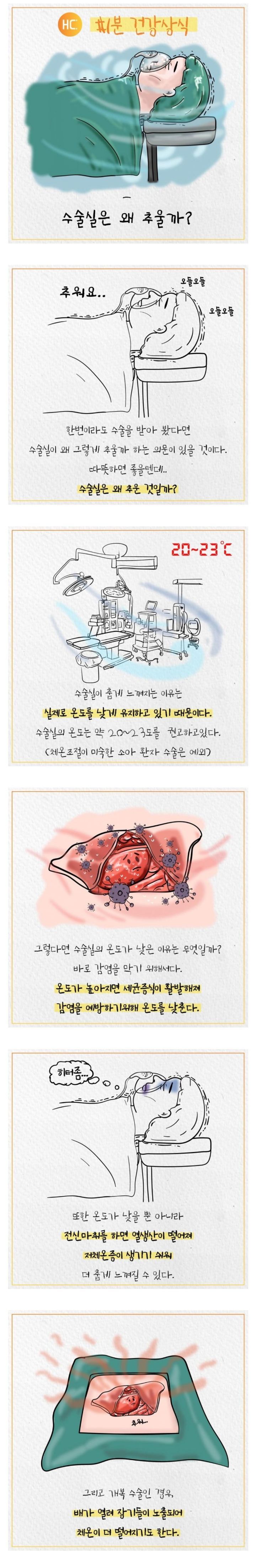 수술실이 추운 이유 | 인스티즈