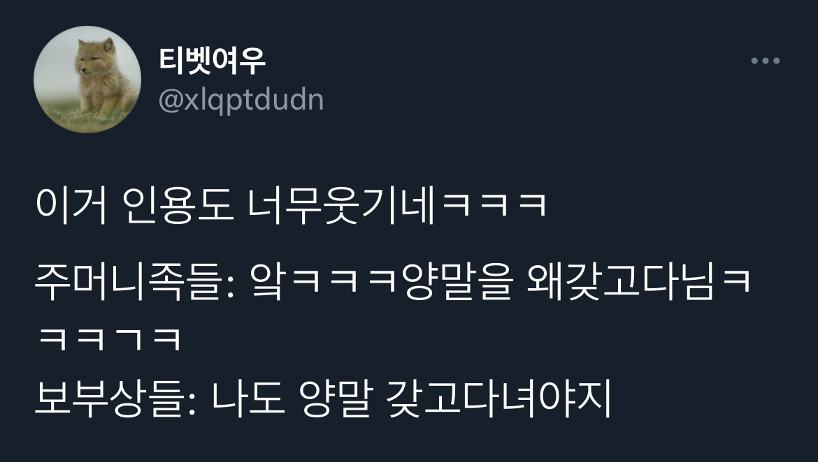 나 이삿짐 속에서 양말 못찾아서 맨발로 나와 오돌오돌 떨고 있는데 보부상친구가 뒤적뒤적하더니.twt | 인스티즈
