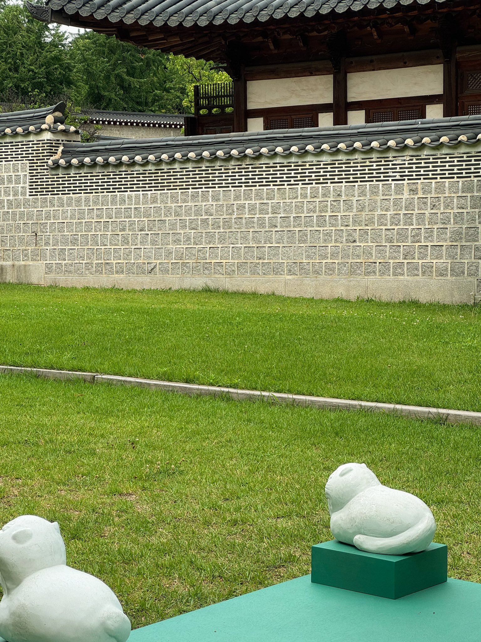 오늘 오픈한 전시 경복궁 생각>에서 만난 복랑이(경복궁 호랑이)들.twt | 인스티즈