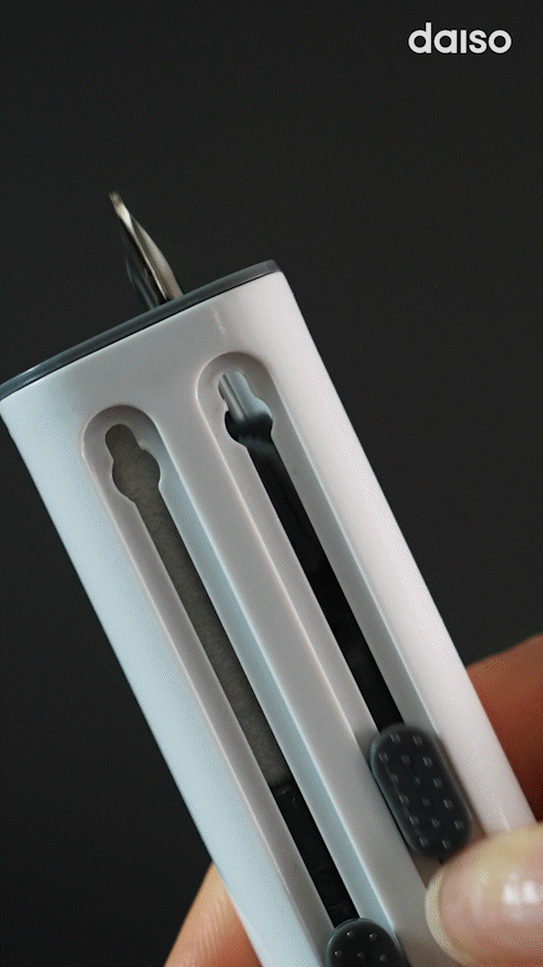 다이소 신상 에어팟 키보드 등 청소 가능한 멀티 청소 키트.gif | 인스티즈