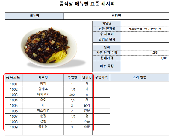 중식당 이미지