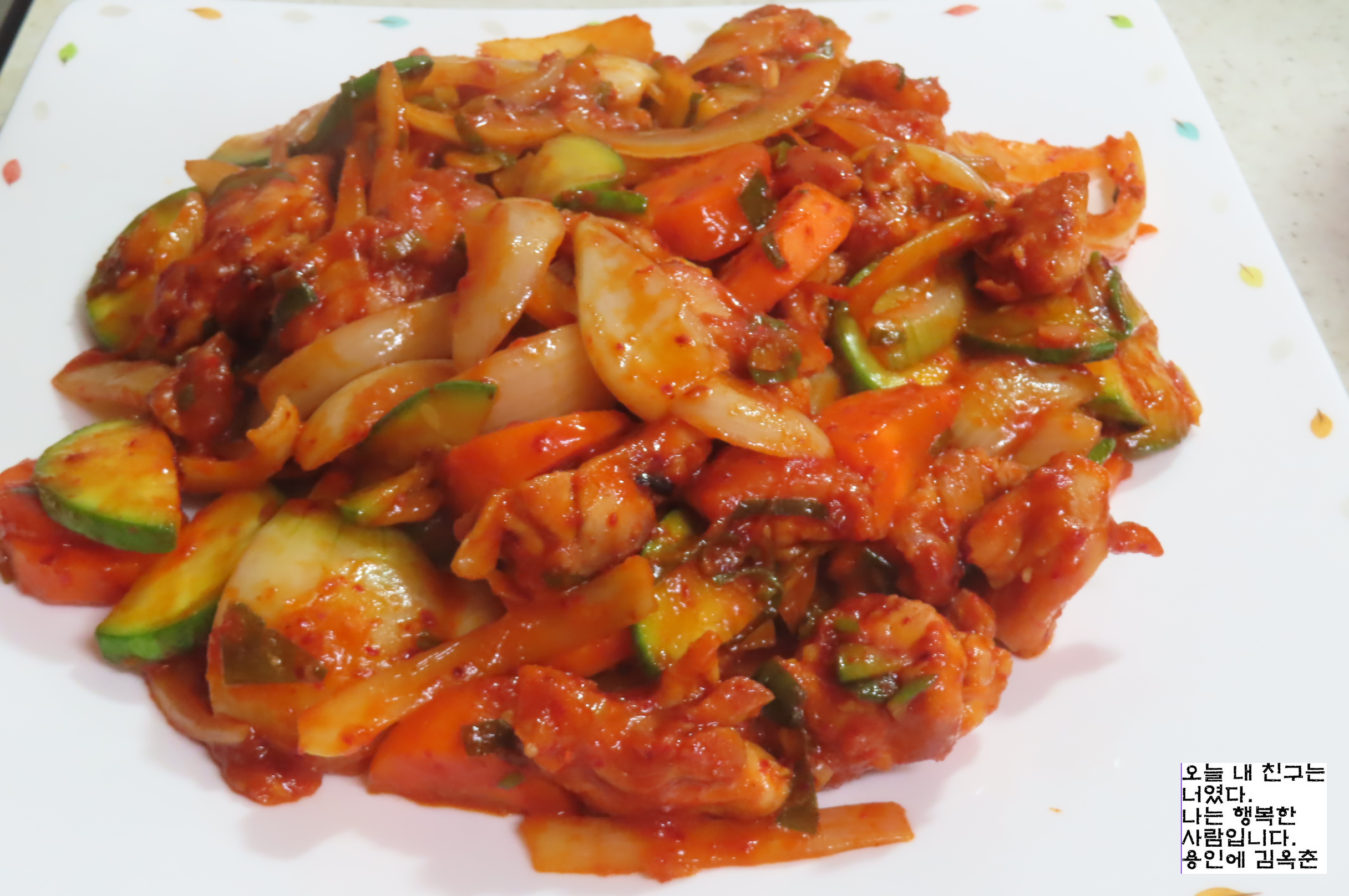 꽃피는 닭갈비 이미지