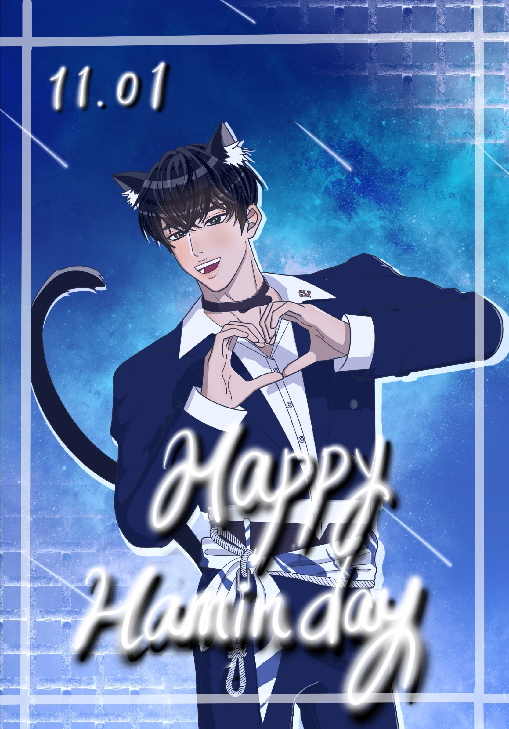 Happy Hamin day🖤🐈‍⬛🎉🥳🎂 - FAN MADE - PLAVE (플레이브