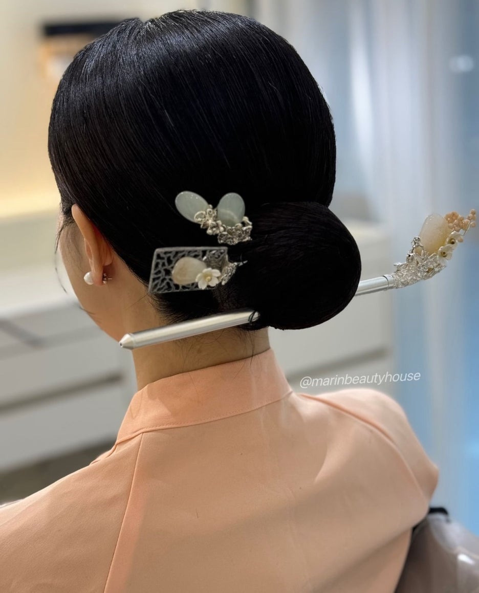 비녀헤어라인 이미지