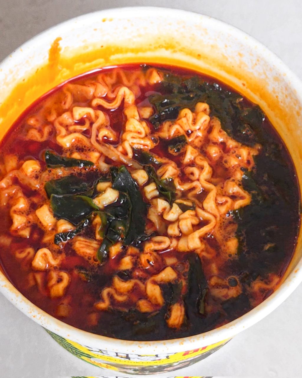 불닭미역탕면 컵라면으로 낋여봤어요..// | 인스티즈