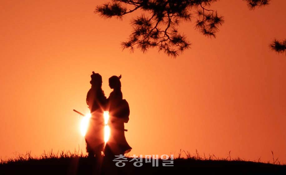 노을빛 이미지