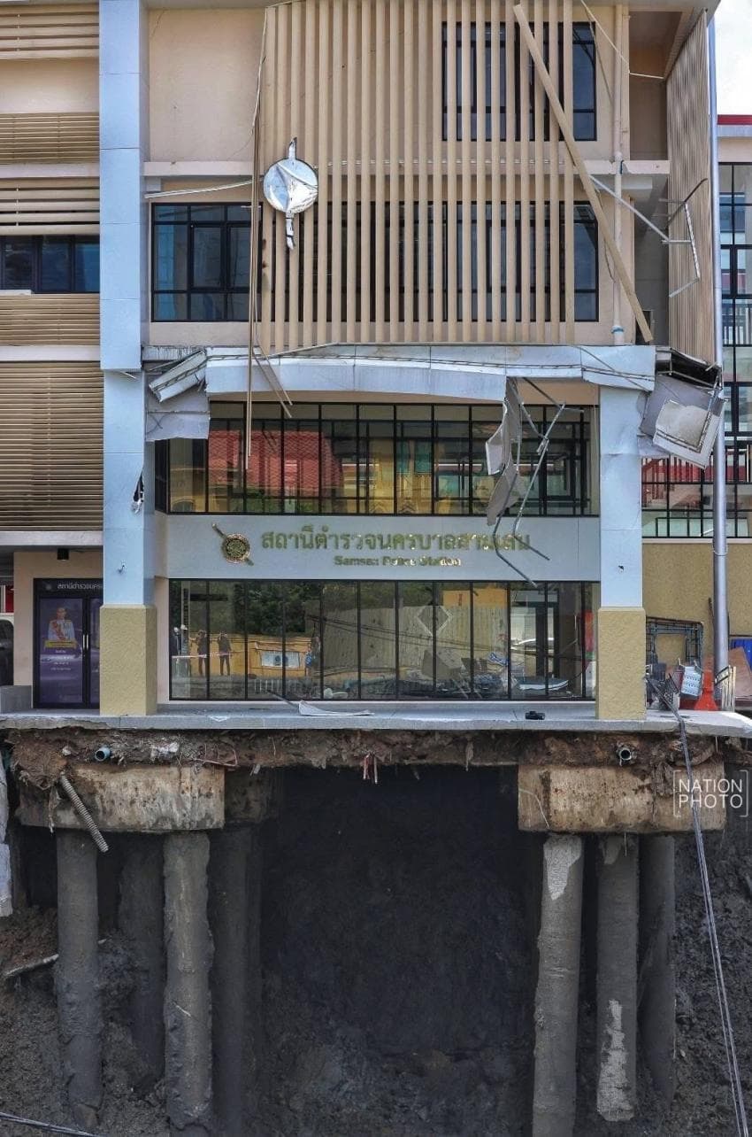 방콕의 한 건물이 싱크홀에 견딘 이유 | 인스티즈