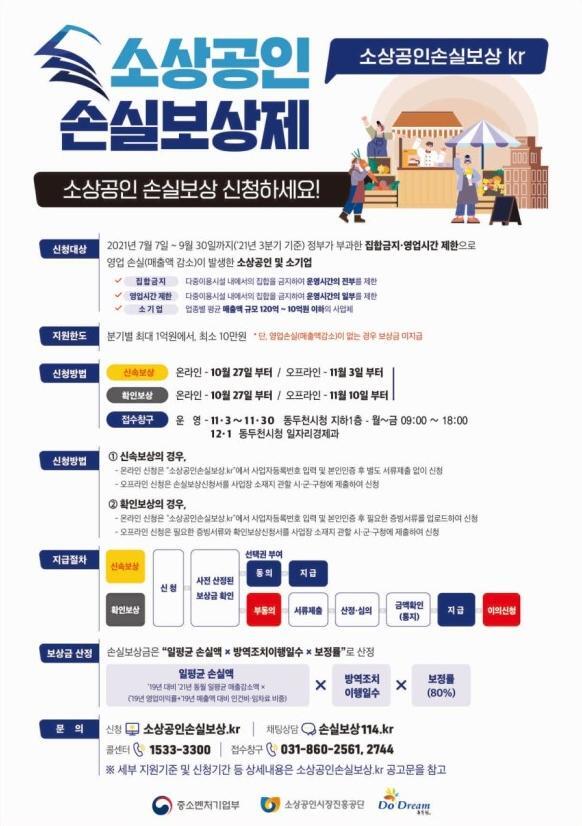 소상공인 지원금 신청 홈페이지