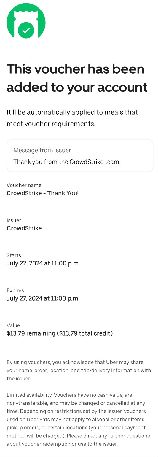 Ubereats 꽁짜 USD10 바우처 받아가세요 (27일까지 사용가능) - 비트코인 우버 리퍼럴코드 공유 - [캐스모] 캐나다 한국인  스토리 모임