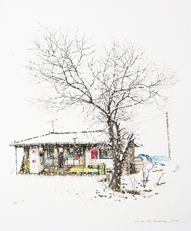 20년동안 전국의 구멍가게들을 그려왔던 작가 | 인스티즈